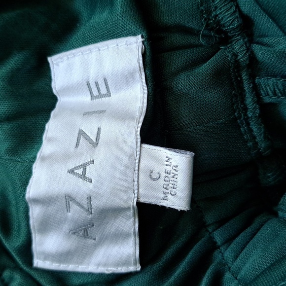 Azazie Dark Green Maxi Dress - Picture 5 of 6